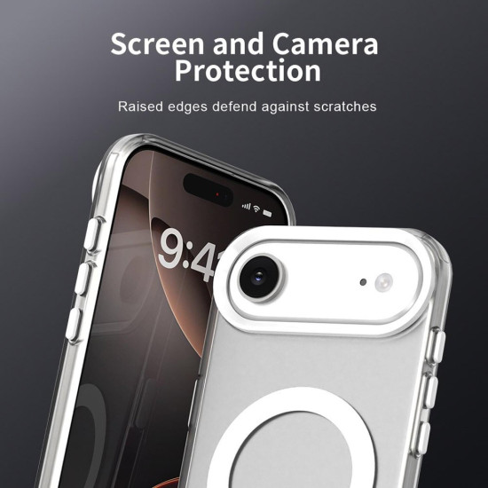Θήκη iPhone Air Techsuit CandyCase Σκληρή Ημιδιάφανη με MagSafe - White (5949419313255)