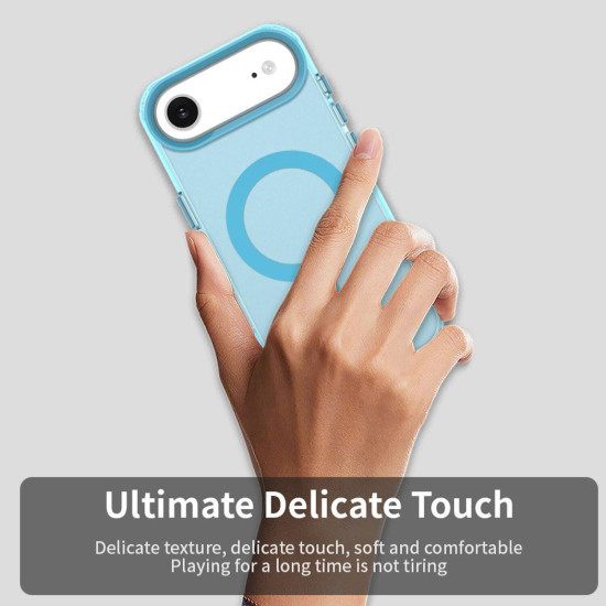 Θήκη iPhone Air Techsuit CandyCase Σκληρή Ημιδιάφανη με MagSafe - Blue (5949419313231)