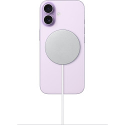 Ασύρματος Φορτιστής Official Apple MagSafe New Charger Μαγνητική Βάση MagSafe για iPhone / AirPods 25W 100cm - White (MGD74ZM/A)