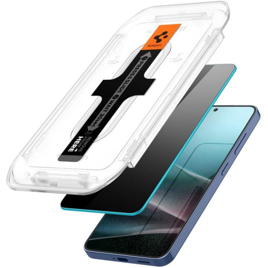 Tempered Glass Samsung Galaxy S25 / S24 Spigen GLAS.tR EZ Fit HD Privacy Αντιχαρακτικό Γυαλί Προστασίας Απορρήτου Οθόνης 2 Τεμάχια (AGL09308)
