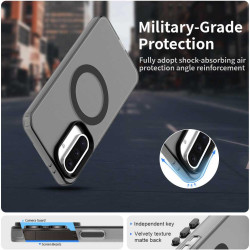 Θήκη Samsung Galaxy A56 Techsuit CandyCase Σκληρή Ημιδιάφανη με MagSafe - Black (5949419312166)