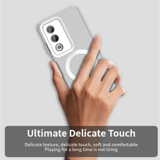 Θήκη Oppo A80 Techsuit CandyCase Σκληρή Ημιδιάφανη με MagSafe - White (5949419310353)
