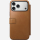 Θήκη iPhone 17 Pro Max Nomad Modern Leather Folio Δερμάτινο Πορτοφόλι με MagSafe - English Tan (NM014124858)