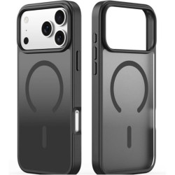 Θήκη iPhone 17 Pro Max Bodycell MagSafe Backcover Σκληρή Ημιδιάφανη με MagSafe - Matte Black (5206015083877)
