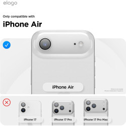 Θήκη iPhone Air Elago Magnetic Silicone Case Premium Σιλικόνης με MagSafe - Ice Red (ES17MSSC66AIR-IRED)