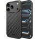 Θήκη iPhone 17 Pro Max Nekit Fiber Σκληρή με MagSafe Aramid Fiber 1mm 1500D Kevlar - Black (8719246494550)