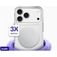 Θήκη iPhone 17 Pro Buddi Core Σκληρή Ημιδιάφανη με MagSafe - Matte Clear (8719246494703)