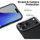 Θήκη iPhone 17 Pro Tech-Protect Ion Carbon Σκληρή με MagSafe - Black / Silver (5906302330355)