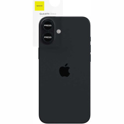 Tempered Glass iPhone 17 Spacecase QuickFit Camera Glass Αντιχαρακτικό Γυαλί Προστασίας για Φακό Κάμερας 2 Τεμάχια - Black (5905719131715)