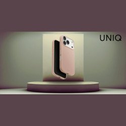 Θήκη iPhone 17 Pro Uniq Lino MagClick Ανθεκτική Premium Σιλικόνης με MagSafe - Blush Pink (UNIQ-IP6.3P(2025)-LINOMBPNK)