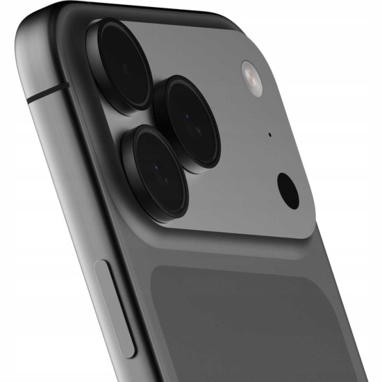 Tempered Glass iPhone 17 Pro / 17 Pro Max Spacecase QuickFit Camera Glass Αντιχαρακτικό Γυαλί Προστασίας για Φακό Κάμερας 2 Τεμάχια - Black (5905719131739)