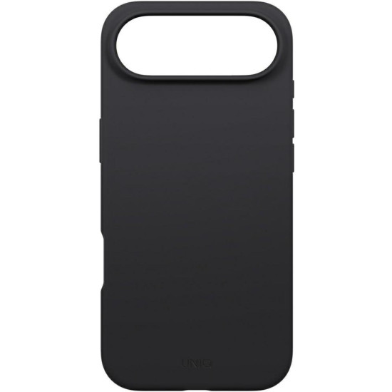 Θήκη iPhone Air Uniq Lino MagClick Ανθεκτική Premium Σιλικόνης με MagSafe - Charcoal Grey (UNIQ-IP6.6(2025)-LINOMCGRY)