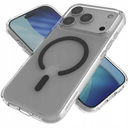 Θήκη iPhone 17 Pro Spacecase Clear MagSafe Σκληρή Διάφανη με MagSafe - Black (5905719131005)