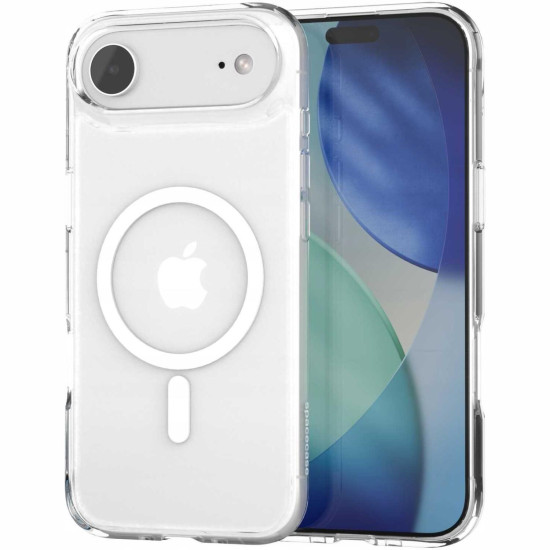 Θήκη iPhone Air Spacecase Clear MagSafe Σκληρή Διάφανη με MagSafe - White (5905719130985)