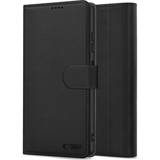 Θήκη Xiaomi Redmi 15 4G Tech-Protect Wallet Πορτοφόλι - Black (5906302332236)