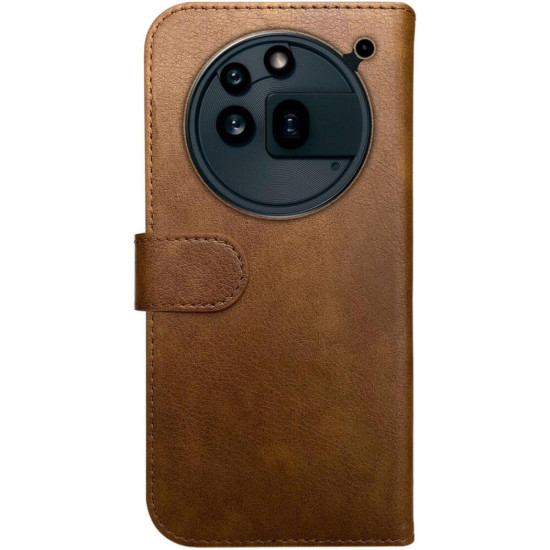 Θήκη Nothing Phone 3a Pro Rosso Element PU Πορτοφόλι - Brown (8719246479342)