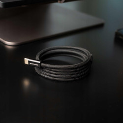Καλώδιο Spacecase CL07 Magnetic Μαγνητικό για Φόρτιση & Μεταφορά Δεδομένων USB-A σε Type-C 100cm 32W - Black (5905719129019)