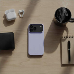 Θήκη iPhone 17 Pro Max Spacecase Silicone Case Σιλικόνης - Light Purple (5905719131432)