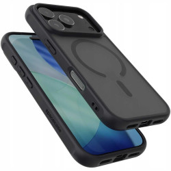Θήκη iPhone 17 Pro Spacecase Hybrid MagSafe Σκληρή Ημιδιάφανη με MagSafe - Black (5905719131272)