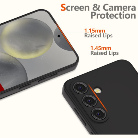 Θήκη Samsung Galaxy S25 FE Tech-Protect Icon Σιλικόνης - Black (5906302332861)