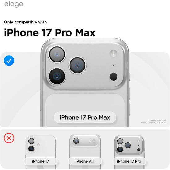 Θήκη iPhone 17 Pro Max Elago Magnetic Leather από Vegan Δέρμα με MagSafe - Black (ES17MSLE69PRO-BK)