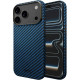 Θήκη iPhone 17 Pro Nekit Fiber Σκληρή με MagSafe Aramid Fiber 1mm 1500D Kevlar - Blue (8719246494604)