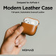 Θήκη AirPods 4th Gen Nomad Modern Leather Case Σκληρή Δερμάτινη - English Tan (NM014575858)