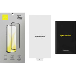 Tempered Glass Samsung Galaxy A17 Spacecase Full Cover Glass Full Face Αντιχαρακτικό Γυαλί Προστασίας Οθόνης - Black (5905719132583)