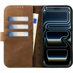 Θήκη iPhone 17 Pro Max Rosso Elite Δερμάτινο Πορτοφόλι με MagSafe - Brown (8719246484728)