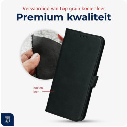 Θήκη Samsung Galaxy A17 Rosso Deluxe Δερμάτινο Πορτοφόλι - Black (8719246494215)