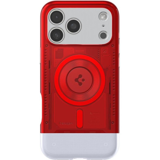 Θήκη iPhone 17 Pro Spigen Classic C1 MagFit Ανθεκτική Σκληρή με MagSafe - Ruby (ACS10359)
