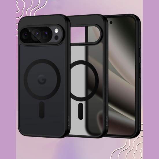 Θήκη Google Pixel 10 Pro XL Tech-Protect MagMat Σκληρή Ημιδιάφανη με MagSafe - Matte Black (5906302330317)