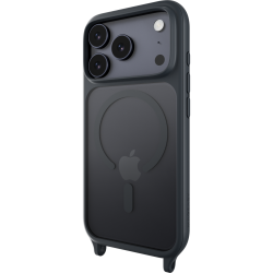 Θήκη iPhone 17 Pro MagEasy Roam M Ανθεκτική Διάφανη με MagSafe & Αποσπώμενο Λουράκι Λαιμού - Midnight / Riverside Blue (MPH17P165MR25)