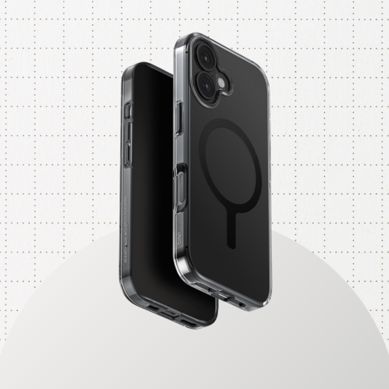 Θήκη iPhone 17 Uniq Clario Ανθεκτική Eco-Friendly με MagSafe - Smoke (UNIQ-IP6.3(2025)-CLARMSMK)
