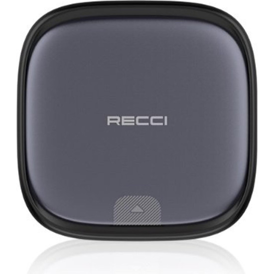 Καλώδιο Type-C Recci Retractable Πτυσσόμενο RS36T 4 in 1 Φόρτισης & Μεταφοράς Δεδομένων με KickStand σε Type-C / Lightning / USB-A / MicroUSB 65W 100cm - Black (6955482531501)