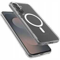 Θήκη Samsung Galaxy S25 FE Spacecase Clear MagSafe Σκληρή Διάφανη με MagSafe - White (5905719132675)