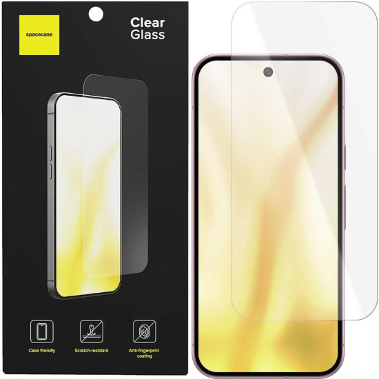 Tempered Glass Google Pixel 10 Pro XL / 9 Pro XL Spacecase Clear Glass Αντιχαρακτικό Γυαλί Προστασίας Οθόνης - Clear (5905719131173)