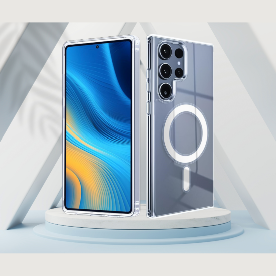 Θήκη Samsung Galaxy S23 Ultra Bodycell Clear Case Διάφανη Σκληρή με MagSafe - Clear (5206015083563)