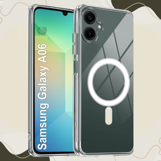 Θήκη Samsung Galaxy A06 Bodycell Clear Case Διάφανη Σκληρή με MagSafe - Clear (5206015083402)