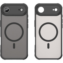 Θήκη iPhone Air Techsuit HaloFrost II MagSafe Σκληρή Ημιδιάφανη με MagSafe - Black (5949419296770)
