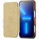 Θήκη iPhone 16 Pro iCarer Vintage Series Side-Open Flip Σκληρή Δερμάτινη με MagSafe - Retro Brown (WMI16240714-SN)