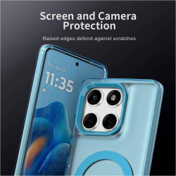 Θήκη Motorola Edge 60 / Edge 60 Fusion Techsuit CandyCase Σκληρή Ημιδιάφανη με MagSafe - Blue (5949419319165)
