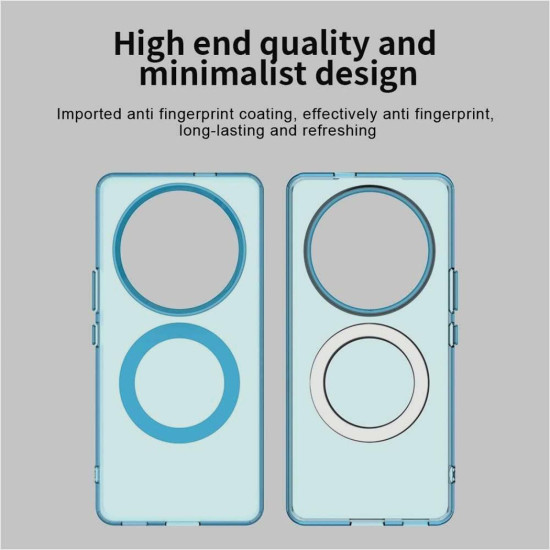 Θήκη Honor Magic7 Lite Techsuit CandyCase Σκληρή Ημιδιάφανη με MagSafe - Blue (5949419310988)