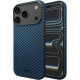Θήκη iPhone 17 Pro Max Nekit Fiber Σκληρή με MagSafe Aramid Fiber 1mm 1500D Kevlar - Blue (8719246494611)