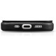 Θήκη iPhone 15 iCarer Vintage Series Side-Open Flip Σκληρή Δερμάτινη με MagSafe - Black (WMI15230613-BK)