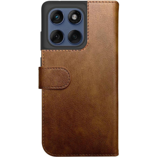 Θήκη Motorola Edge 60 Pro Rosso Element PU Πορτοφόλι - Brown (8719246488474)