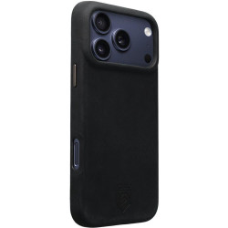 Θήκη iPhone 17 Pro Rosso Elite Back Cover Δερμάτινη με MagSafe - Black (8719246484568)