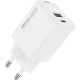 Φορτιστής Recci RC108E GaN Αντάπτορας με 1 x Type-C 45W / 1 x USB-A 18W & 1 x Καλώδιο Type-C σε Type-C 100cm - White (6955482532492)