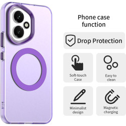 Θήκη Honor 400 Techsuit CandyCase Σκληρή Ημιδιάφανη με MagSafe - Purple (5949419310773)