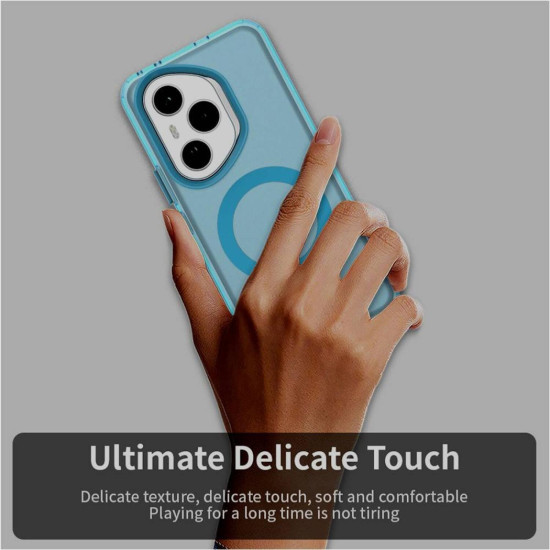 Θήκη Honor 400 Pro Techsuit CandyCase Σκληρή Ημιδιάφανη με MagSafe - Blue (5949419310735)